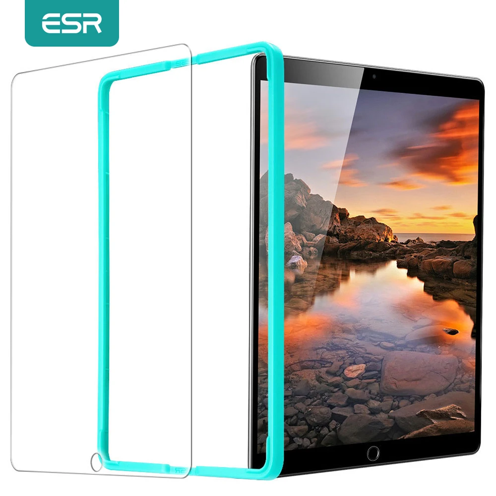 ESR Защита экрана для iPad 9 7 2018 Закаленное стекло пленка Air2 Pro 2017 Защитная стеклянная