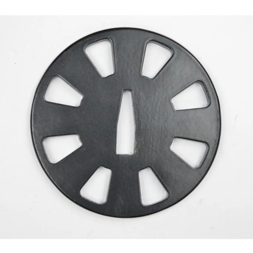Красивая железная стальная защитная накладка Tsuba для японского самурайский меч