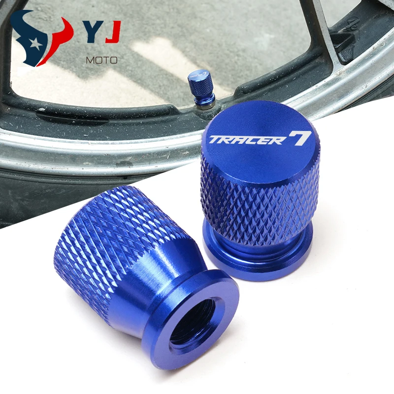 

TRACER 7 CNC NEW Wheel Tire Valve Stem Caps Airtight Covers Motorcycle Accessories For YAMAHA TRACER7 GT TRACER 7GT 2021 2022