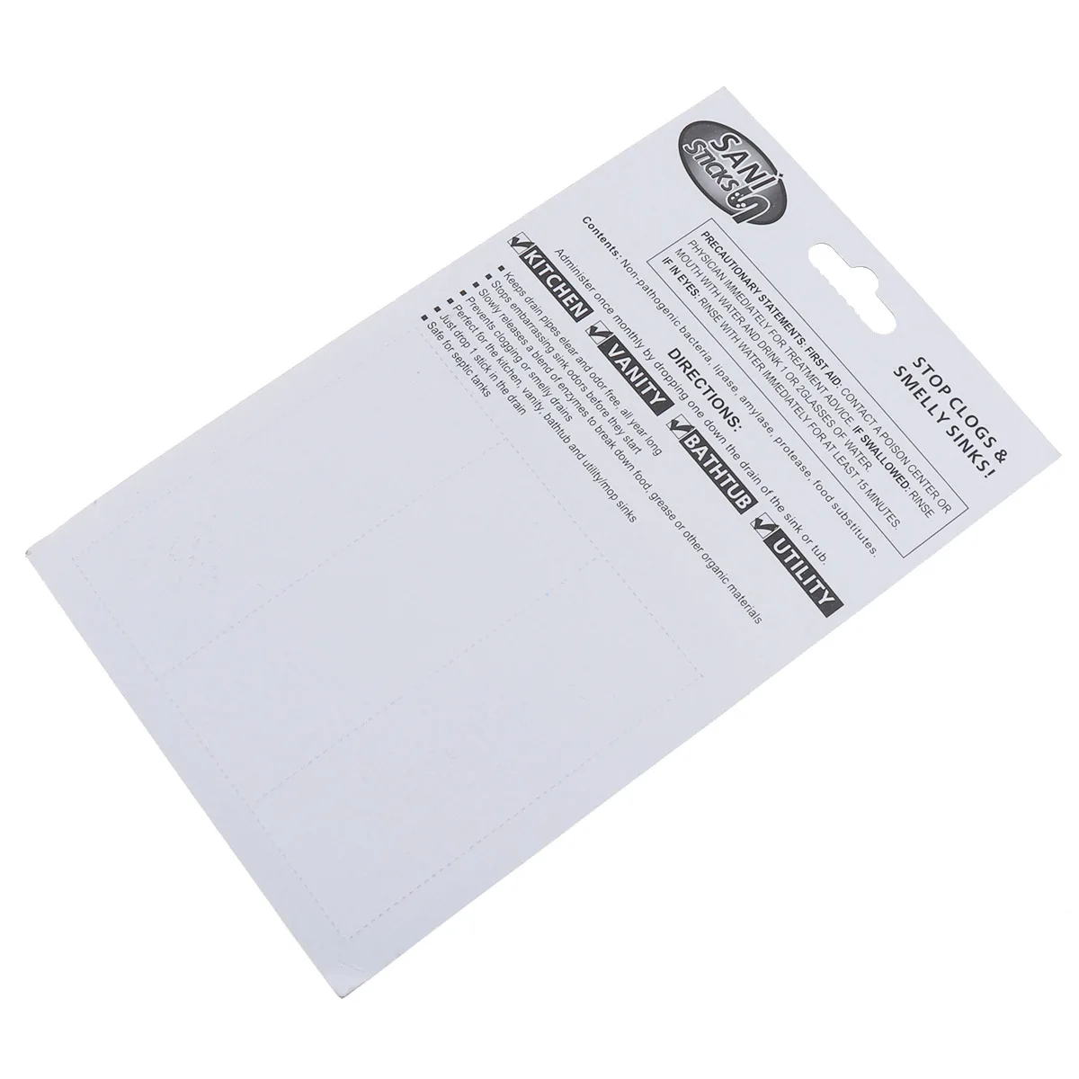 25 шт./лот трубопровод для ванны слив кухонной раковины сливные палочки Sani моющий