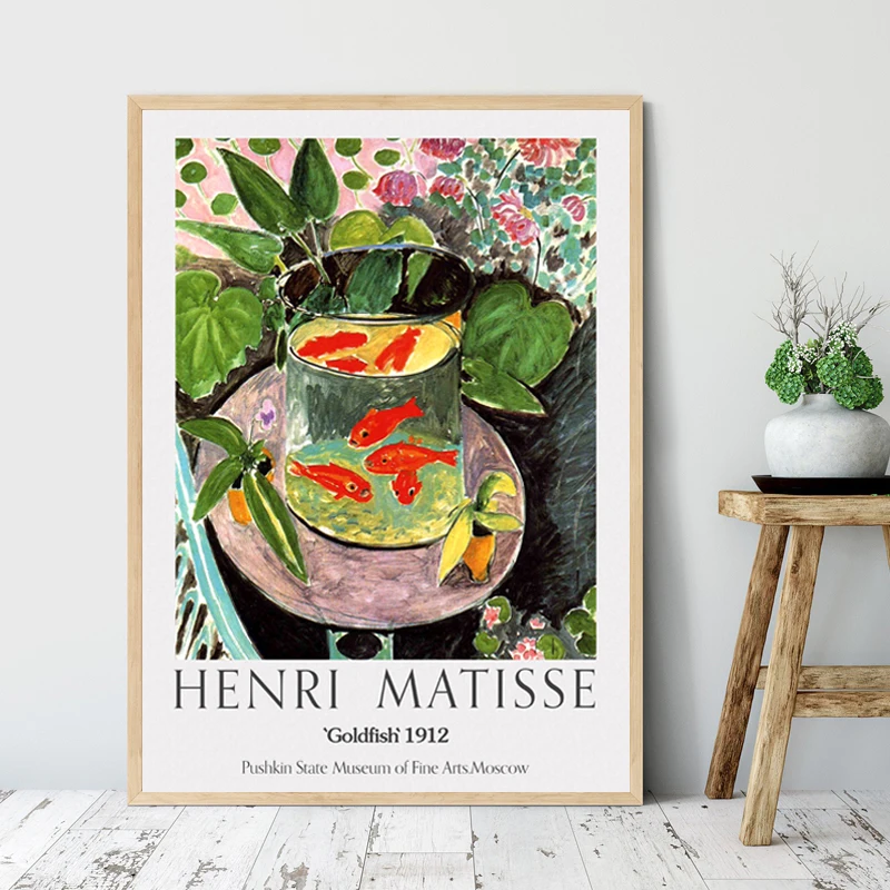Выставочный постер матиссе Анри искусство фотографий на холсте принты Pushkin