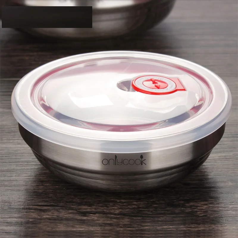 1Pcs Anti-scalding Anti-fall Deepen Modern Fashion SUS 304 Stainless Steel Bowl Eco-Friendly Househould Reflection Insulation | Дом и сад