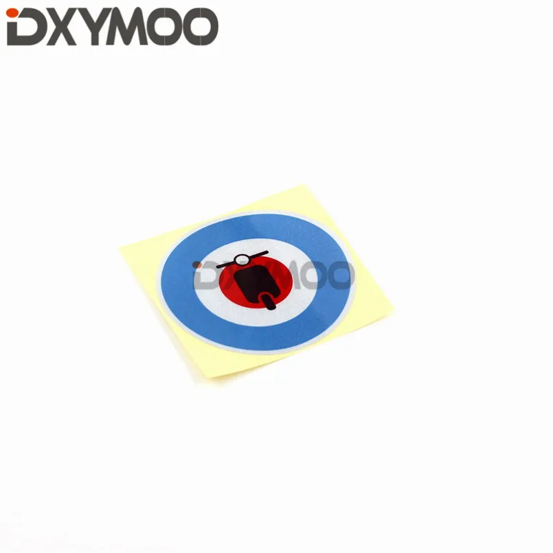 Автомобильные наклейки для автомобиля мотогонок переводные на бампер Vespa Piaggio 90