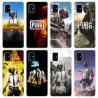 Мягкий чехол PUBG для Samsung Galaxy A12 A02 A03S A21S A22 A32 A52 A72 A82 Quantum 2 S21 Plus FE Ultra M32 M12