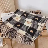 Шарф с сердечками#5