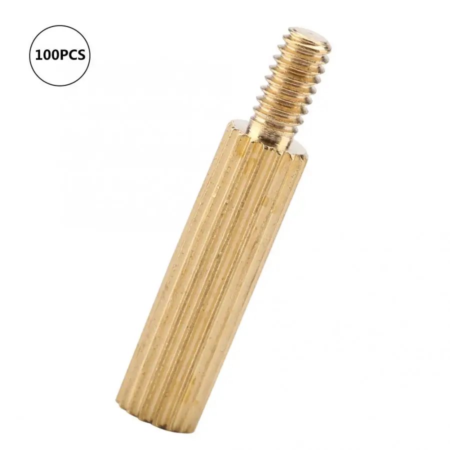 100 шт M2 Мужской Женский контейнер с раздельными отсеками для латунных изделий