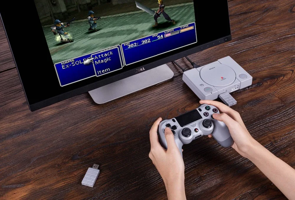 8-битный USB беспроводной Bluetooth адаптер 2021 приемник для Nintendo Switch klassiche Konsole PS1 Mini PS4 PS5