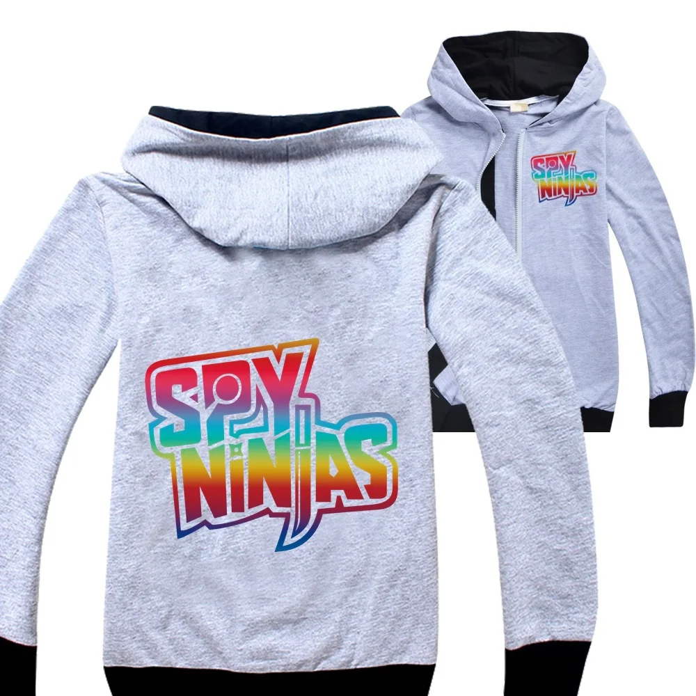 Детская хлопковая куртка-ниндзя с капюшоном