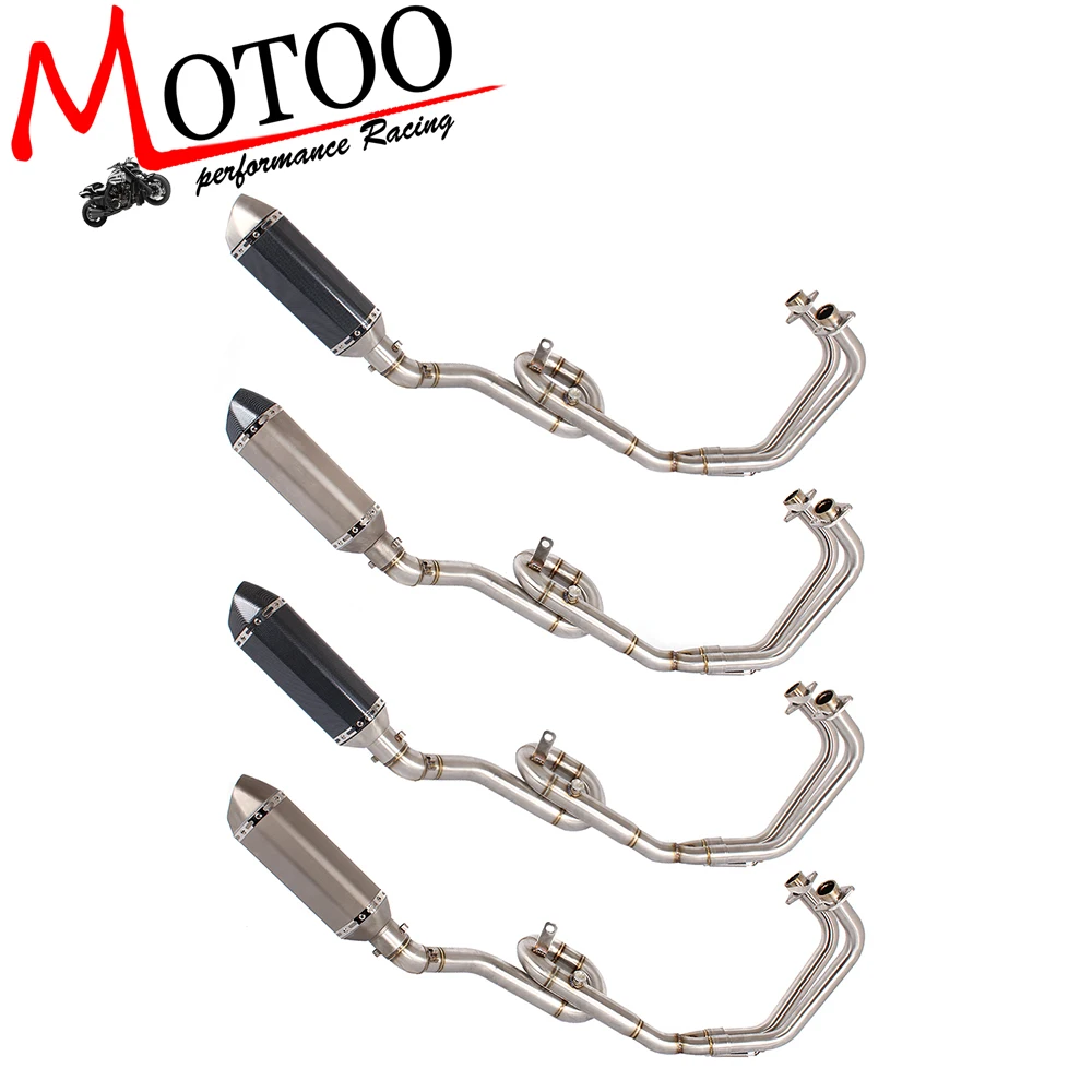 Motoo модифицированный выхлопной глушитель из нержавеющей стали для мотоцикла с