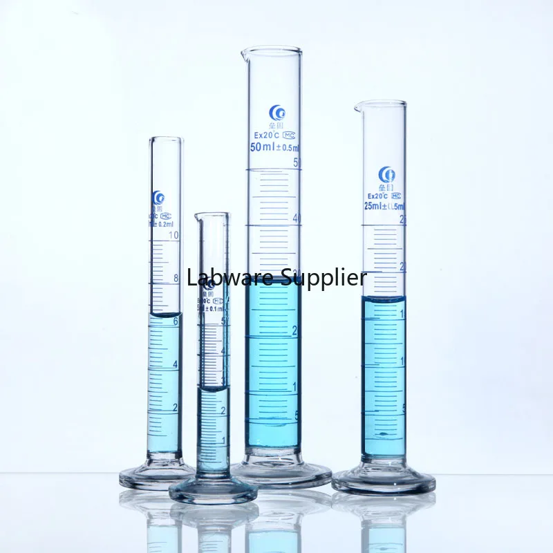 1 шт. 500 1000 2000 мл стеклянный Градуированный цилиндрический измерительный