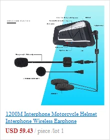 Мотоцикл для переносного приемо-передатчика Bluetooth гарнитура, наружный полно-дуплекс в режиме реального времени вызова Беспроводной для мотоциклетного шлема гарнитура E6