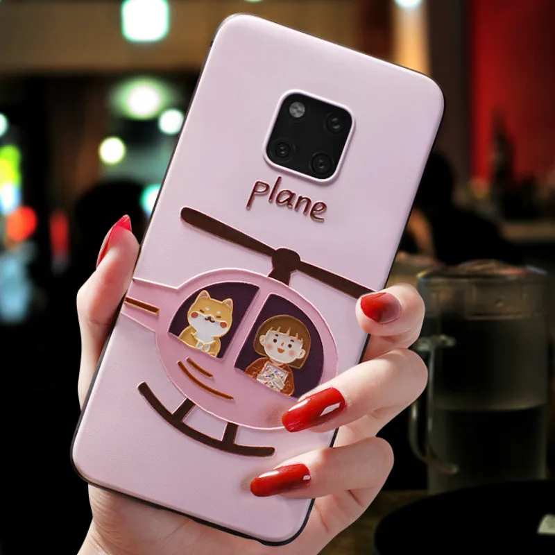 Новинка 2019 креативный чехол для телефона Huawei P10 P20 P30 Pro Lite из ТПУ с защитой от