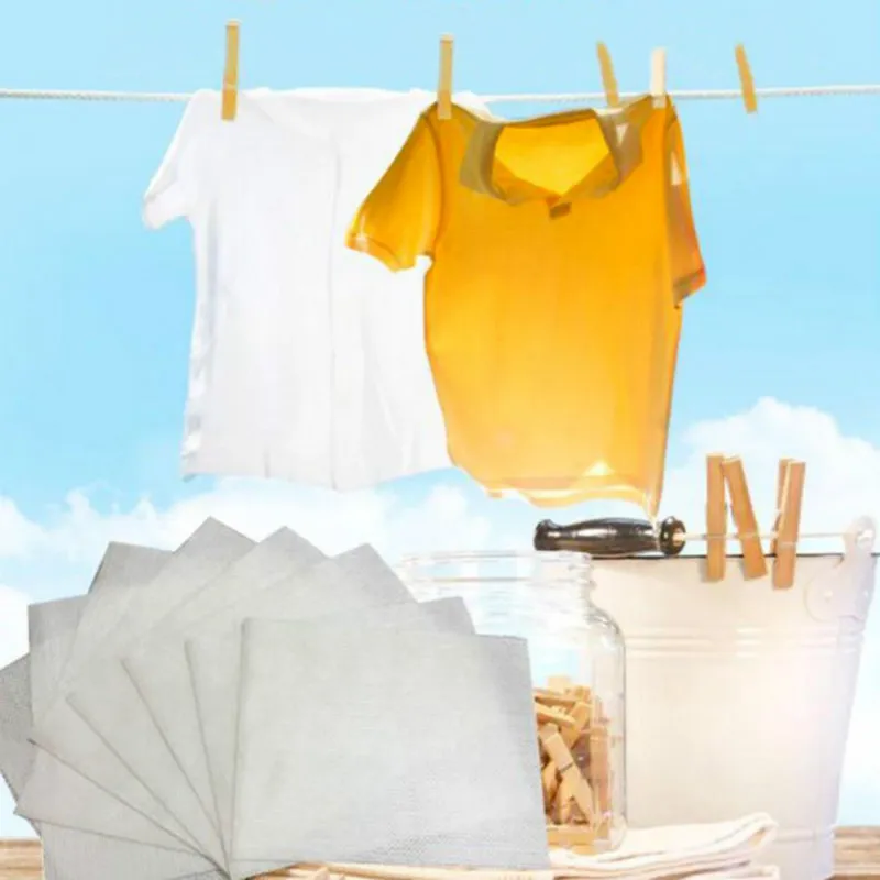 

48Pcs/Lot Color Catcher Sheets Anti Dyed Cloth Laundry Grabber Cloth Dyeing Cloth Washing Machine Proof Color Absorption Sheet