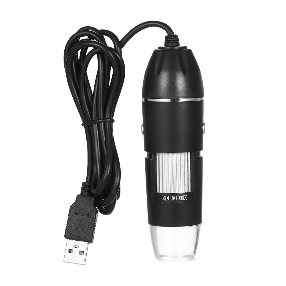 Профессиональный цифровой микроскоп с USB 1000X светодиодный 0.3MP электронный