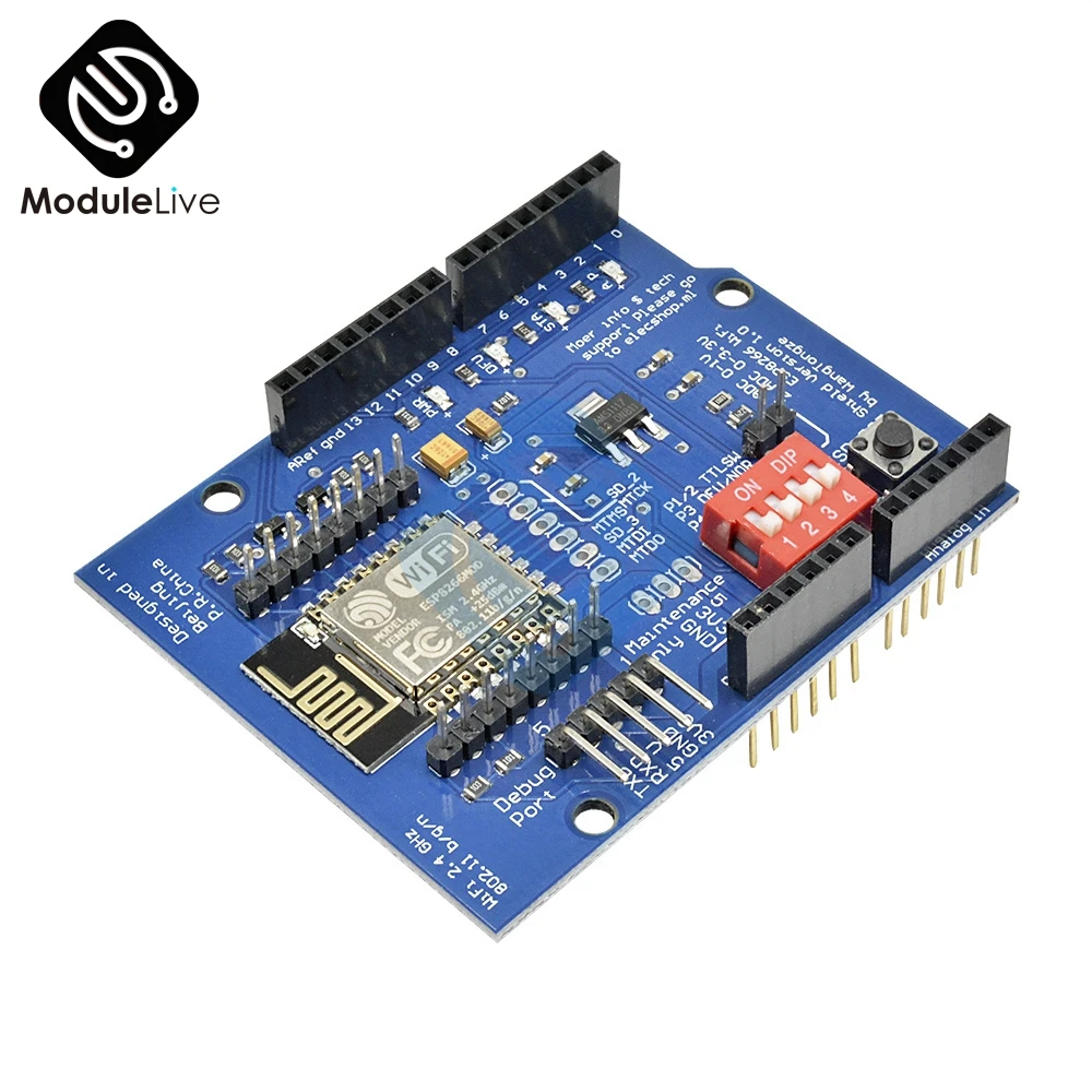 ESP8266 ESP 12E UART Wi Fi беспроводной щит макетная плата модуль для Arduino UNO R3 Mega 3 В