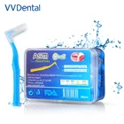VVDental 20 шт. межзубная щетка Denta Floss межзубные очистители Ортодонтические зубы