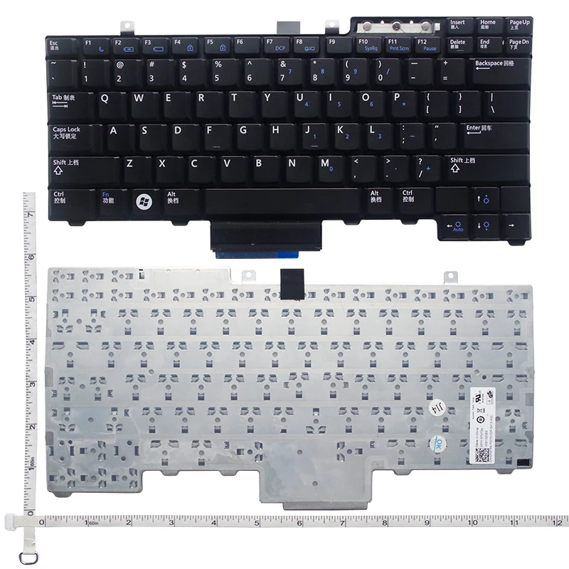 Клавиатура GZEELE для ноутбука Dell Latitude E5300 E5400 E5500 E5410 E5510 черная английская без