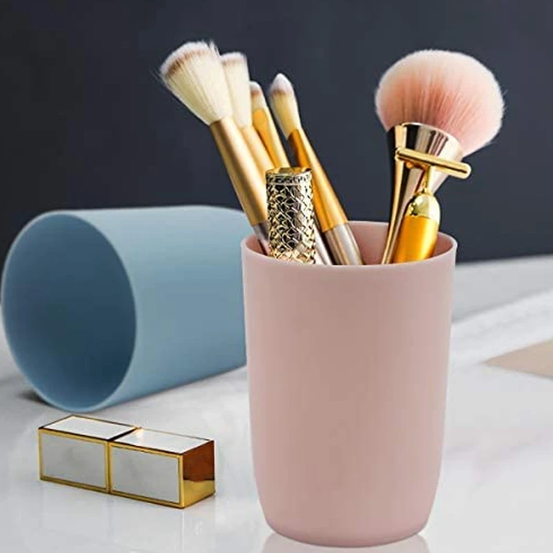 Plastic Multi-Purpose Cup Reusable Drink Unbreakable Dishwasher Safe Toothbrush Set Of 4 Colors | Дом и сад