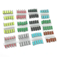 120pcs dental silicone polishing burs rubber polishers 2 35mm shank dental lab diamond burs