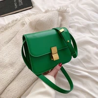 factory pu leather ladies tofu bag luxury design handbag purse small shoulder brand bags black crossbody bags for women 202 new
