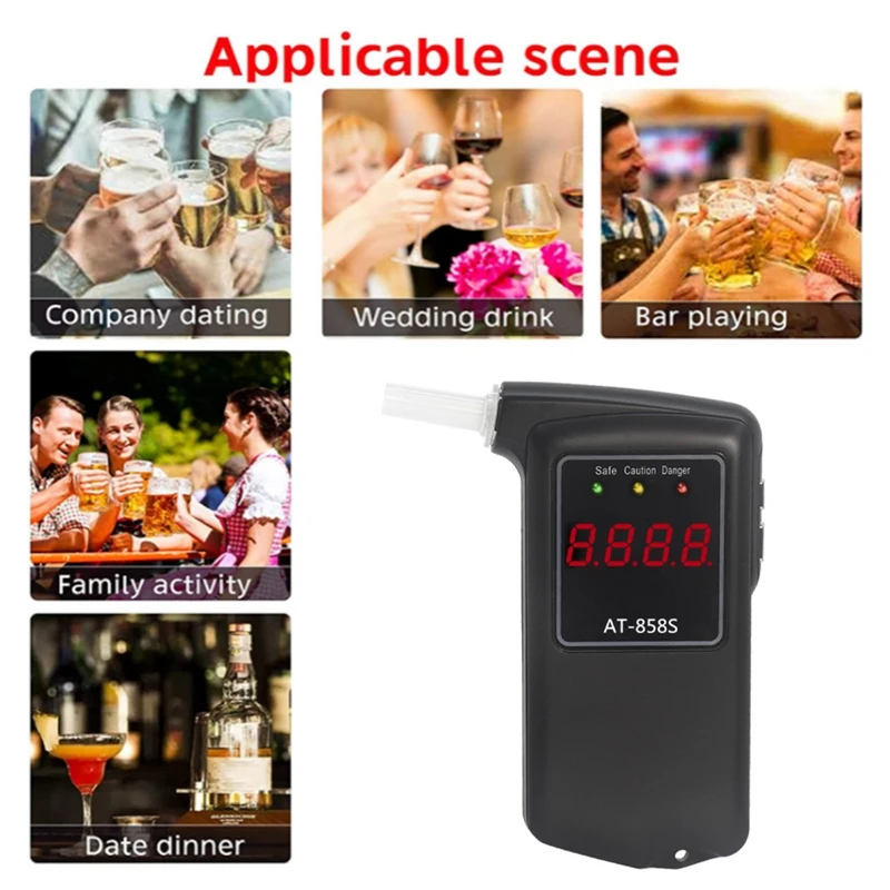 

Portable Digital Breath Tester,Professional Grade Accuracy Portable Pocket Breath Tester for Personal & Professional Use