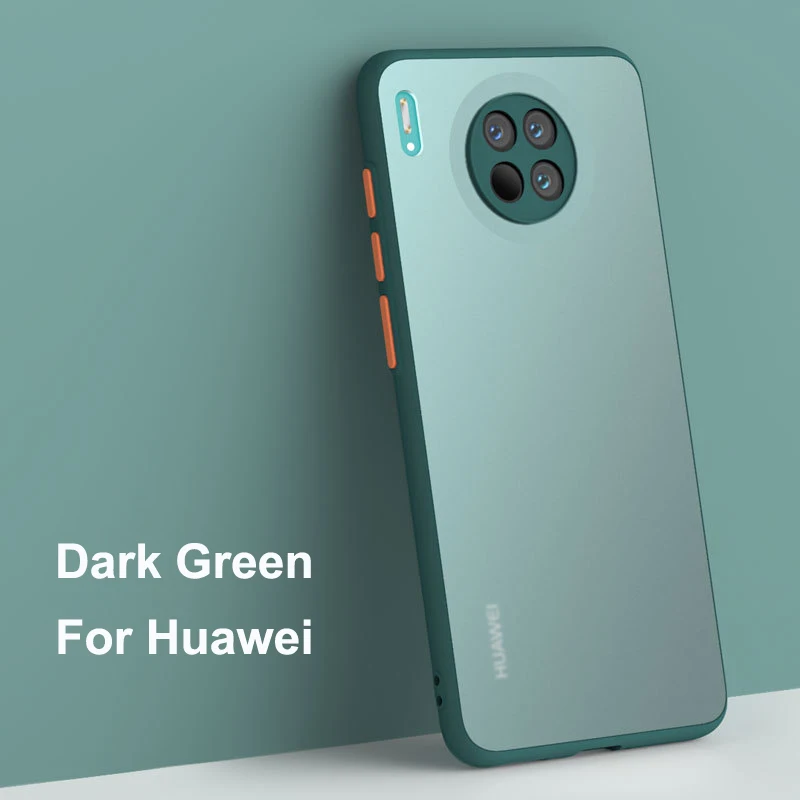 

For Huawei Mate 30 Pro,Huawei P40 Pro Phone Case,Shockproof Matte Transparent Protective Phone Cover for Honor 30 Nova 7 Nova 6