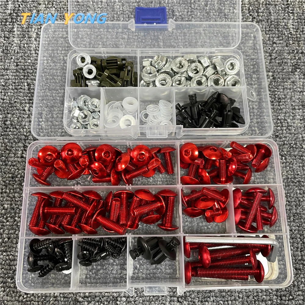 

For DUCATI 848 SCRAMBLER DIAVEL MONSTER 821 796 696 MULTISTRADA 1200 PANIGALE V4 Motorcycle Fairing Bolts Screws Nut Kit