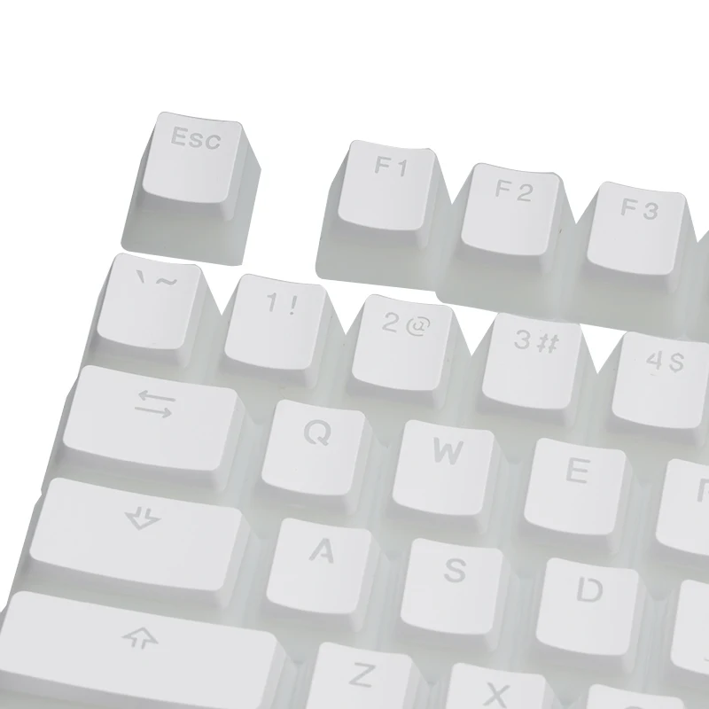 

1Set Translucent Double Shot Shine PBT 108 KeyCaps Backlit For MX Mechanical Keyboard Wired USB Mechanical Gaming keyboard
