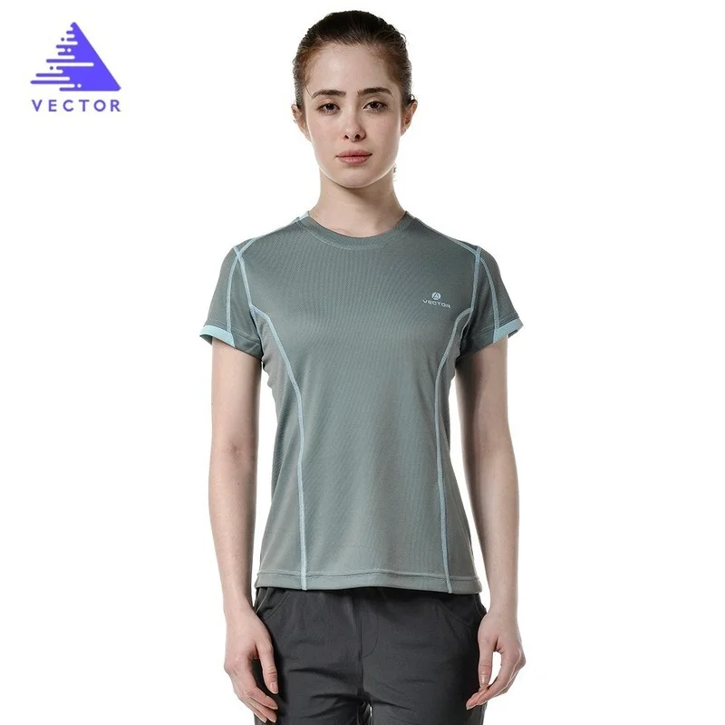 Женская быстросохнущая футболка VECTO дышащая с коротким рукавом для бега и