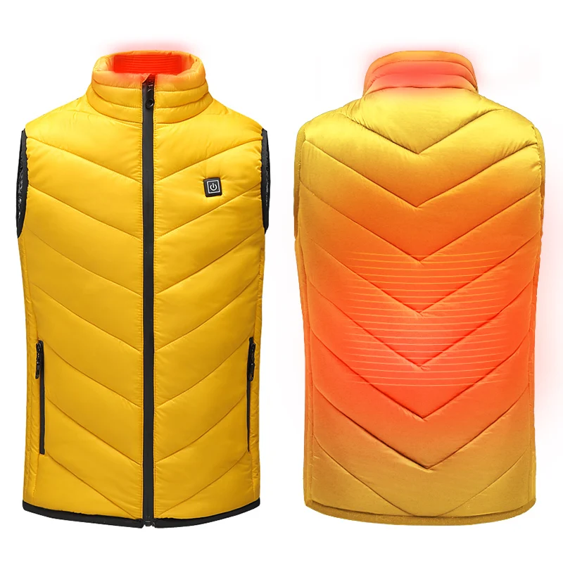 

heated jacket for kid student boys girls Children's USB charging treasure heating cotton vest heating vest warm clothes winter