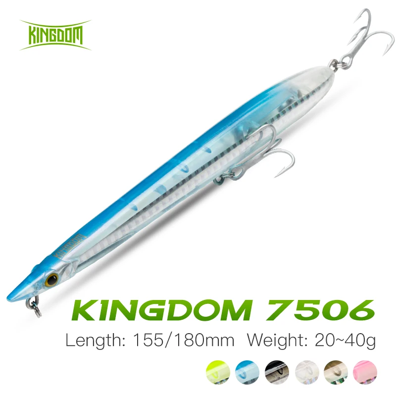 Королевство рыболовные приманки плавающий Тонущий Карандаш 155 мм 180 с прочными