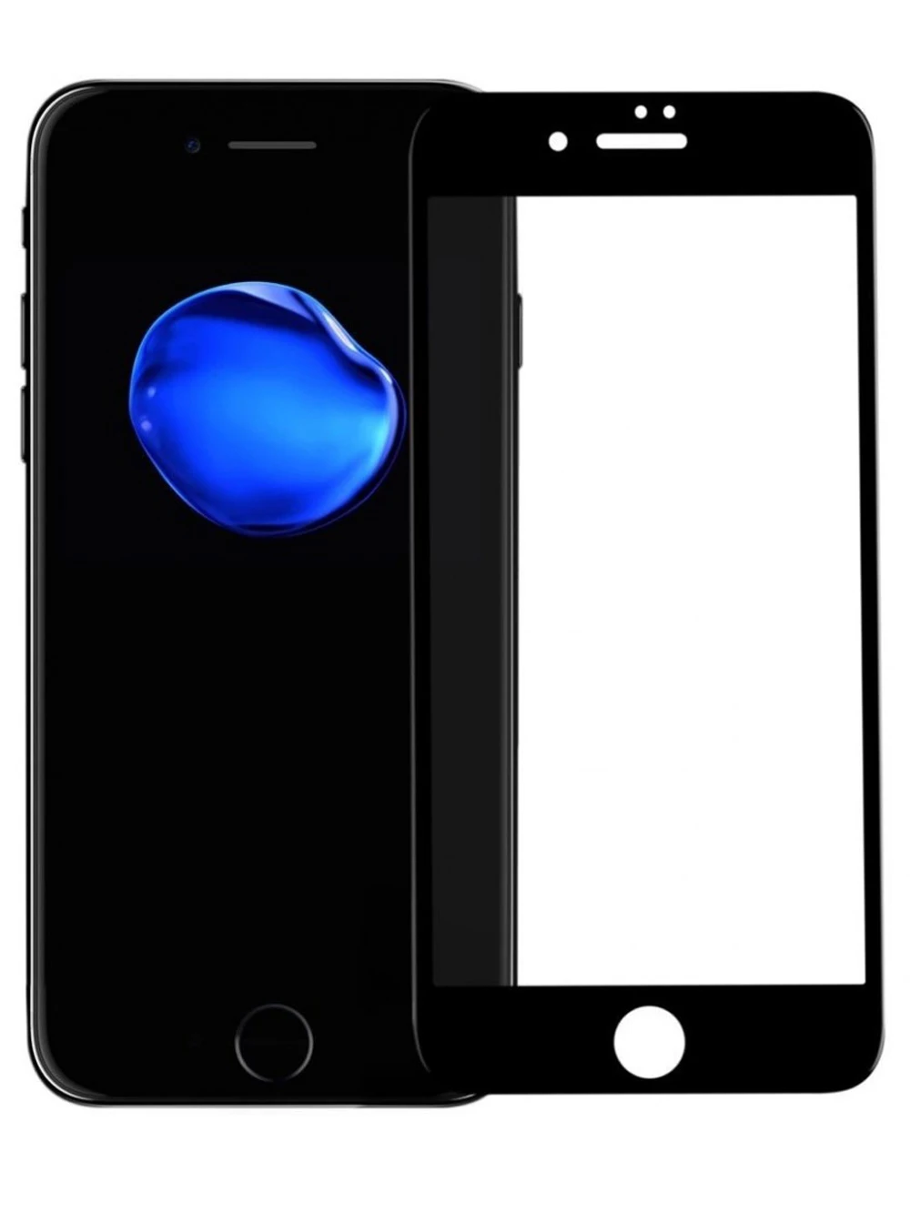Защитное стекло 5D Full Glue для Apple iPhone 7 / 8 черное|Защитные стёкла и плёнки телефонов| |