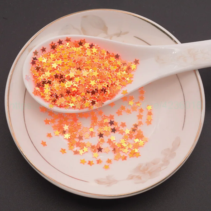 25 г 4 мм Супер Блестящие Блестки в форме звезды из ПВХ альбом для вырезок