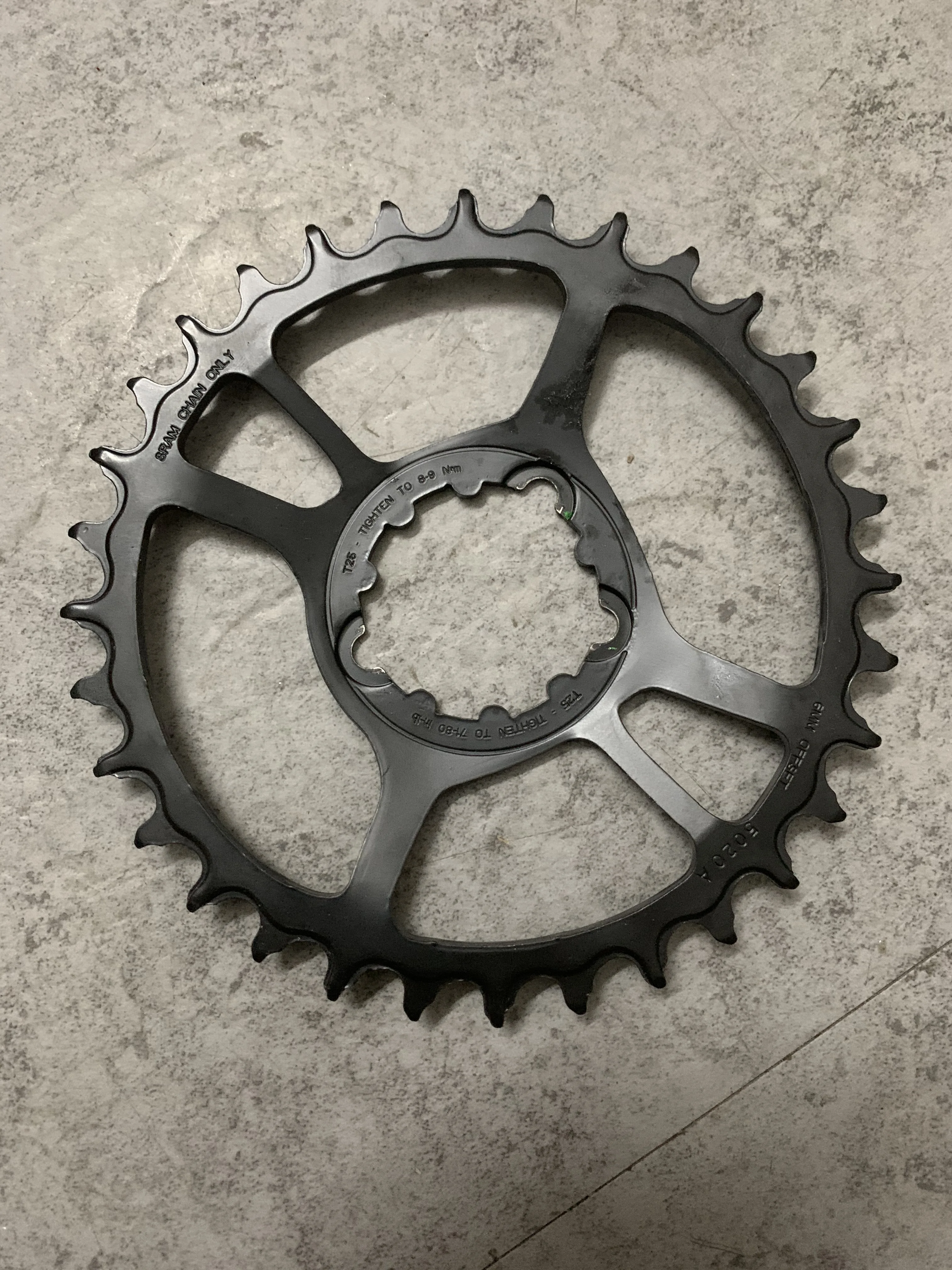 

Original Sram NX SX Chainring Direct Mount Chainring 3mm/6mm offset 32/34T Dub Chainring MTB Chainring Mountain bike Chainring