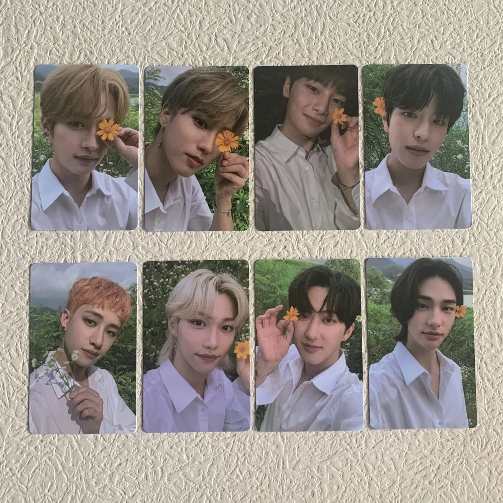 8 шт./компл. Kpop STRAY детская Фотокарта ограниченные карты без простого альбома straykids