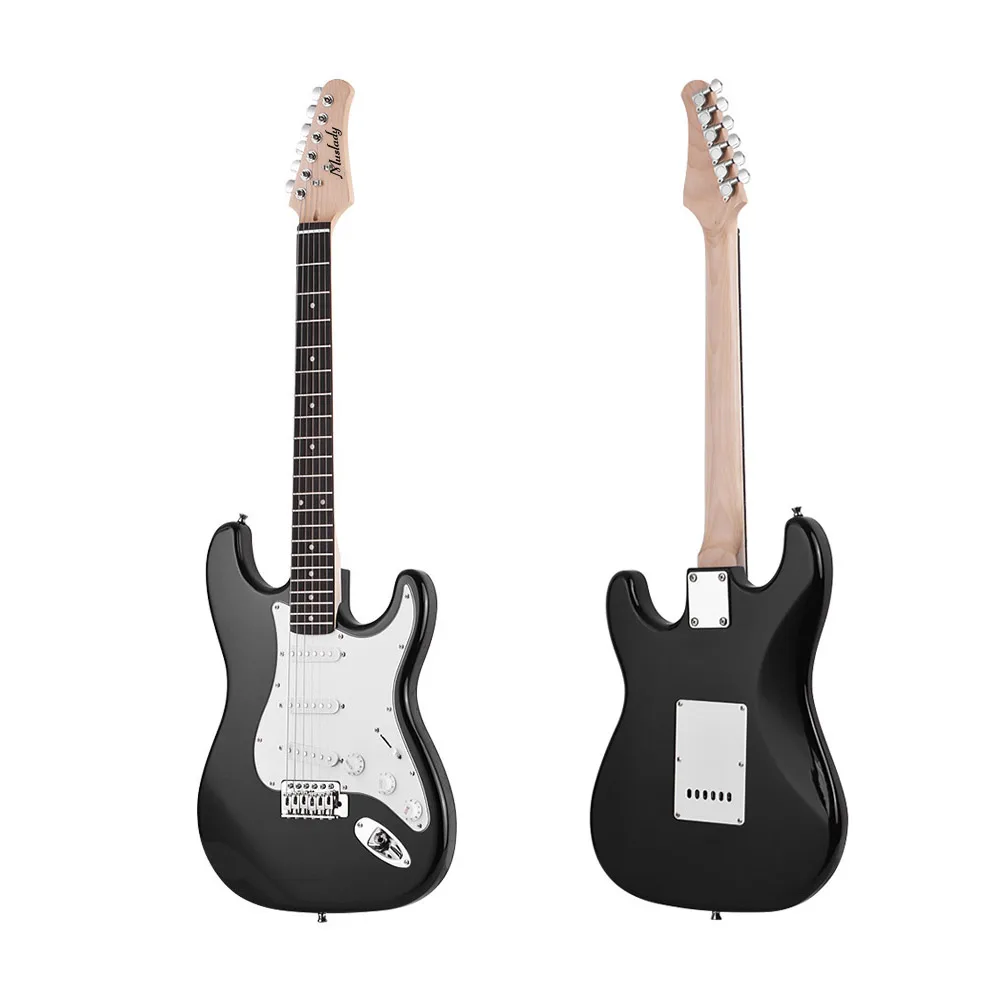 Электрическая гитара Muslady 21 Fret 6 струн Paulownia корпус из массива дерева с кленовым