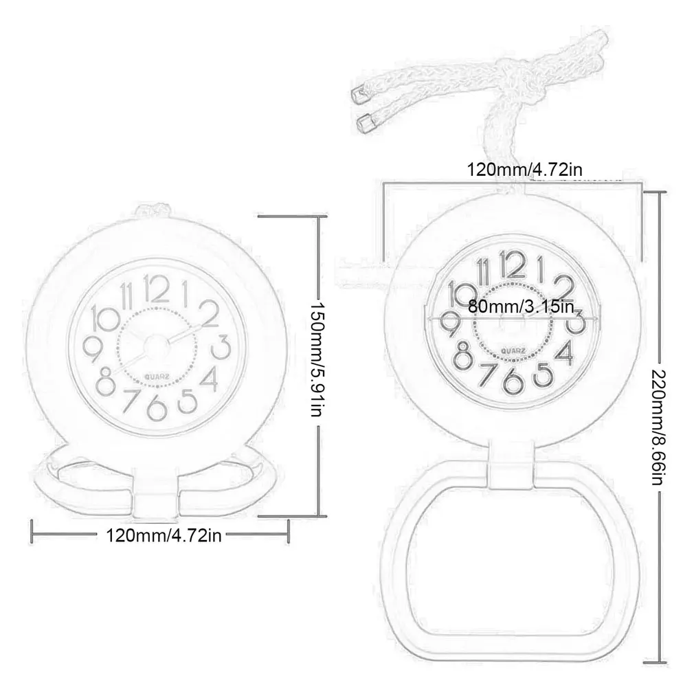 Настенные часы для ванной и душа сланцевый держатель полотенец с подвесными