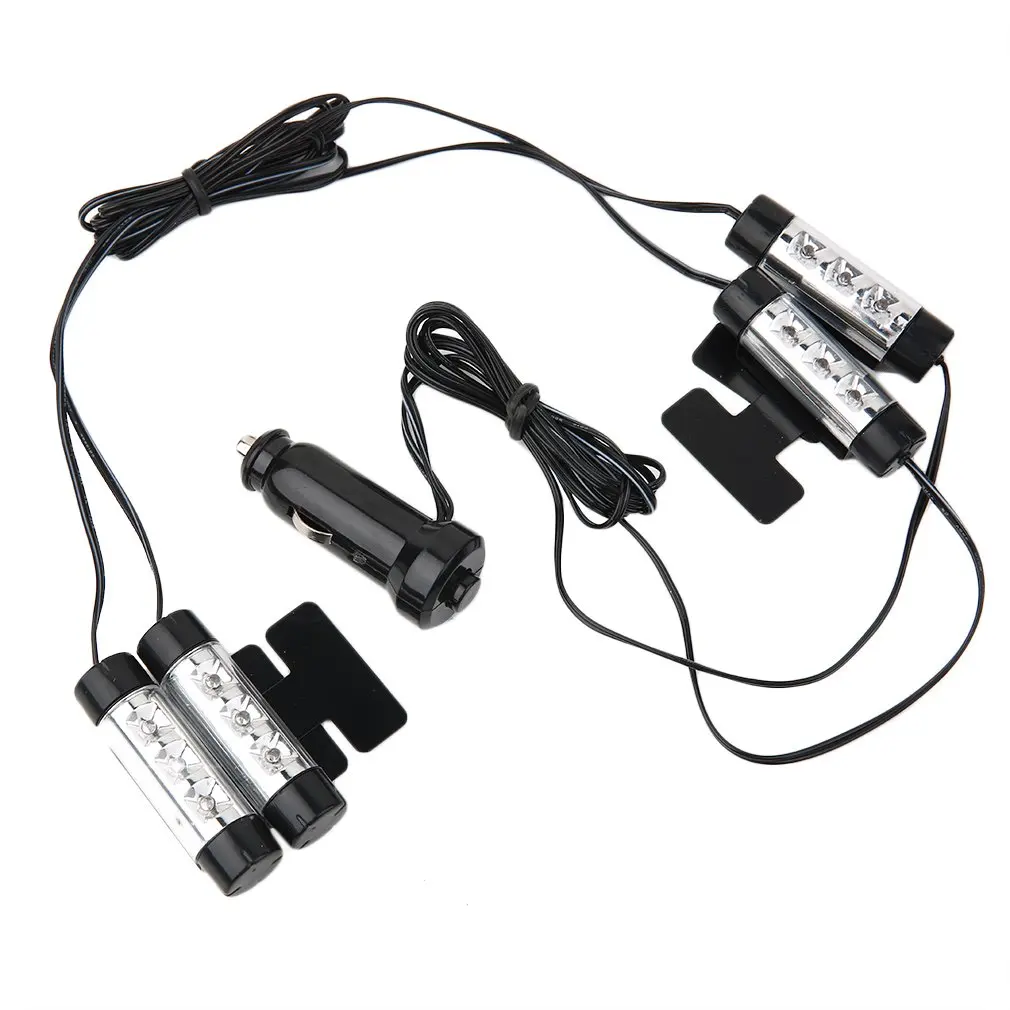 Новый 4 автомобиля Зарядное устройство 12V декоративная отделка салона 360 градусов