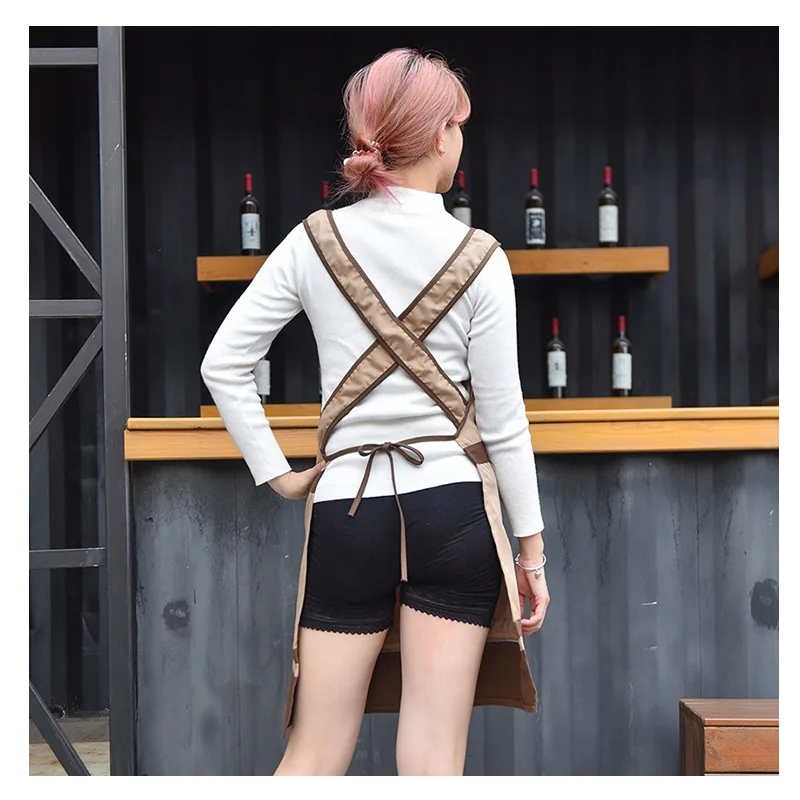 

2020 lovely work Kitchen Apron waterproof oil discharge home clothes