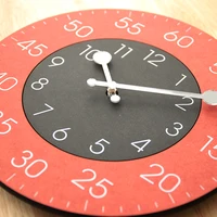 New Quartz Suzuki Movement Wall Clock Red Reliable Waterproof Commercial Wall Clock for Living Room,Office,Bar,Cafe