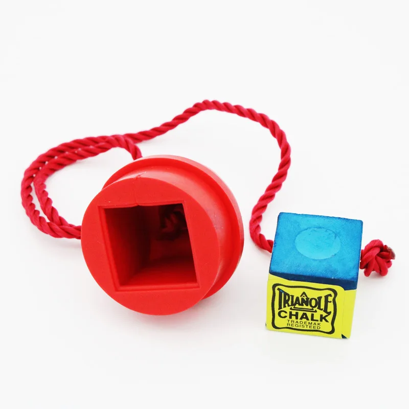 Резиновый держатель для бассейнов Красный Держатель Мел кия со шнурком мела