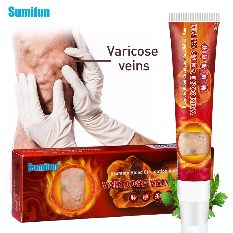 

Sumifun 2020 New Arrival Varicose Veins Ointment Treatment Vasculitis Phlebitis Spider 100% Original Analgesic Cream Pain Patch