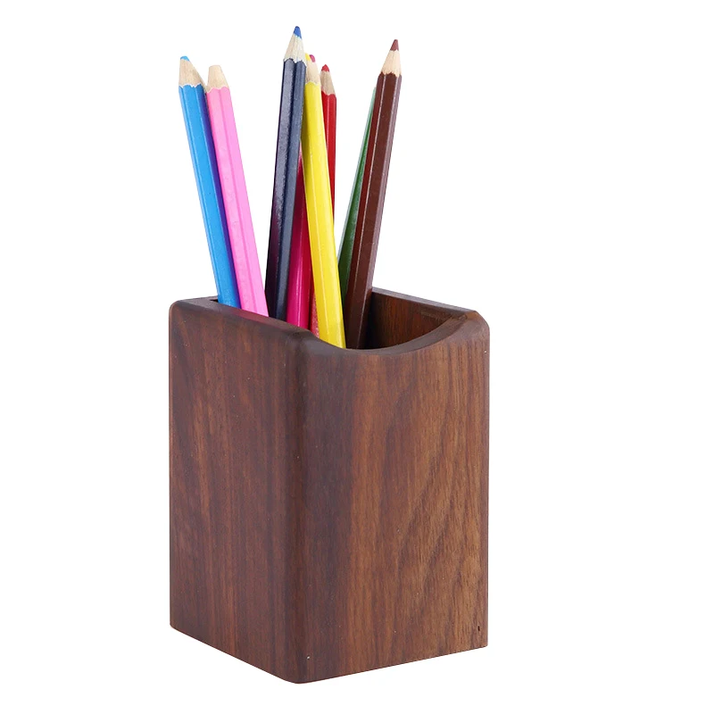 Натуральный деревянный держатель для ручек из Букового орехового дерева