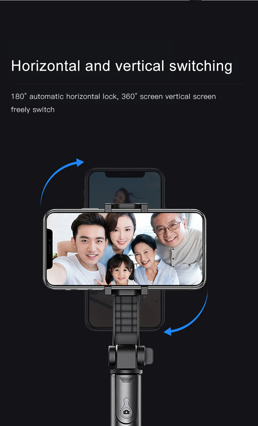 MAMEN ручной карданный стабилизатор 3 в 1 селфи палка телефон для iPhone 11 pro Max 7 8 Plus X XS MAX для samsung Galaxy Action