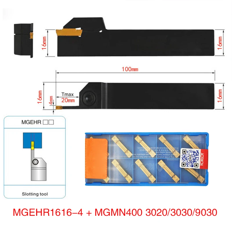 1 шт. MGEHR1616 4 держатель инструмента для MGEHL1616 + 10 MGMN400 M NC3020/NC3030/PC9030 набор