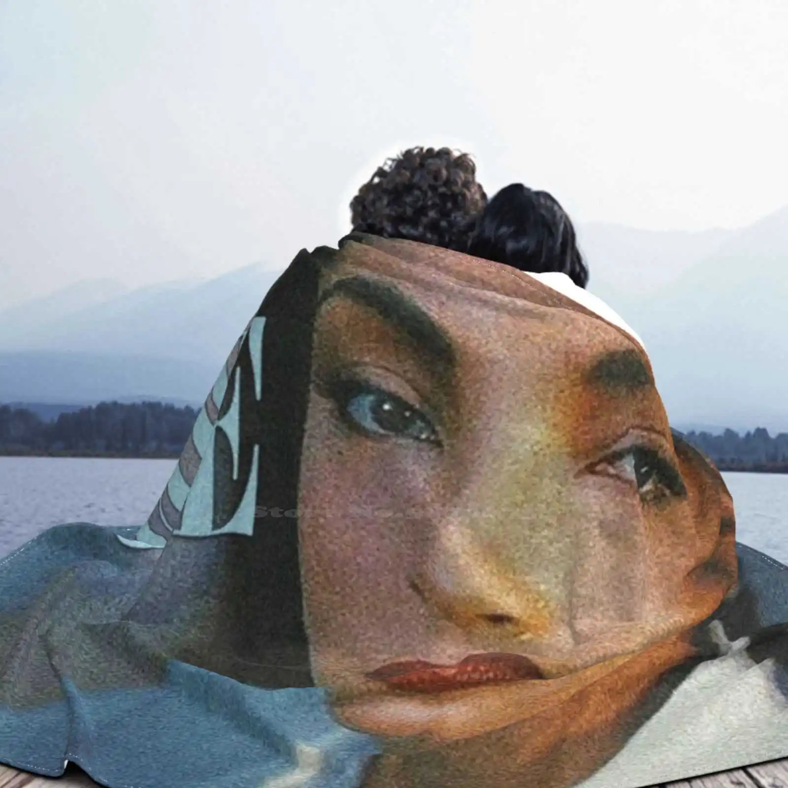 Светильник вейшее супермягкое теплосветильник легкое тонкое одеяло голубого