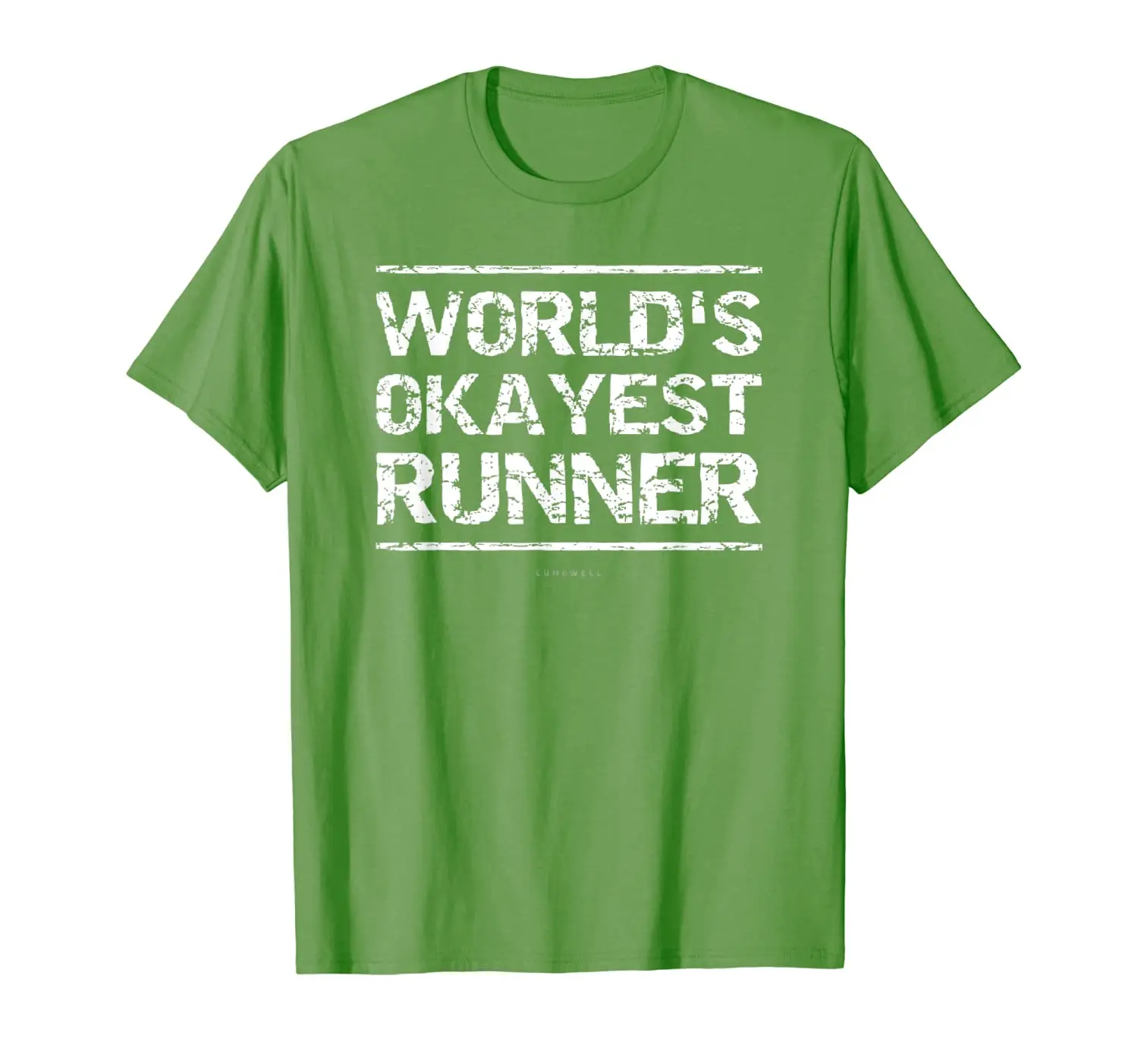 

World's Okayest Runner Gift Tee Shirt. Funny Running TShirts