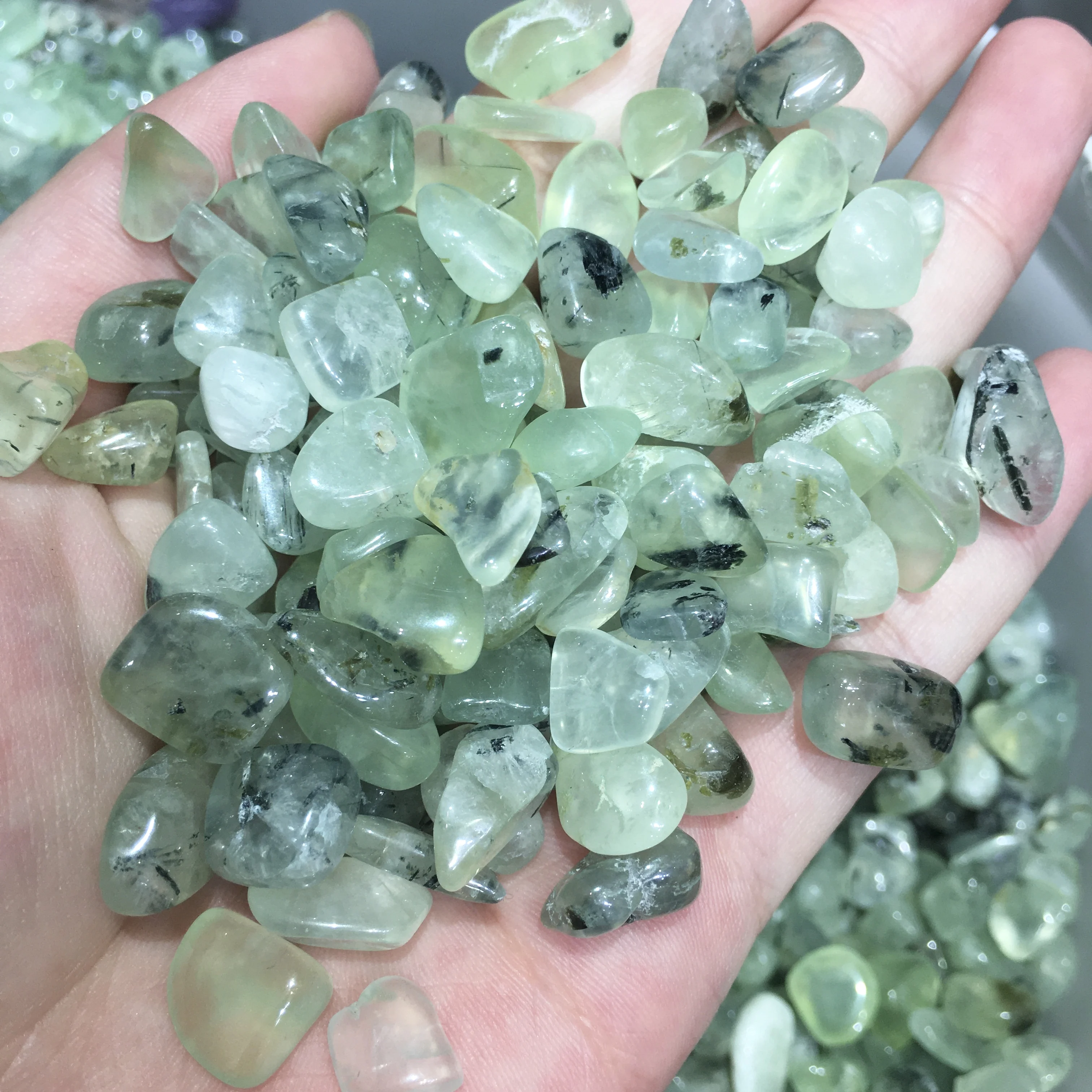 Оптовая продажа натуральные кварцевые кристаллы из пренцита изготовление