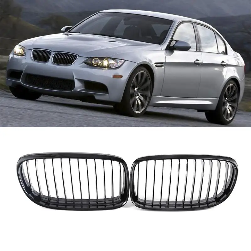 1 пара передняя широкая решетка для почек гриль BMW E90 318 320i 325i 330i 2008 2009 2010 2011