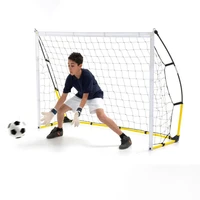 portable football gate childrens folding simple detachable three person five person football goal soccer training equipment
